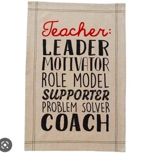 Teacher tea towel NWT 🍎📚